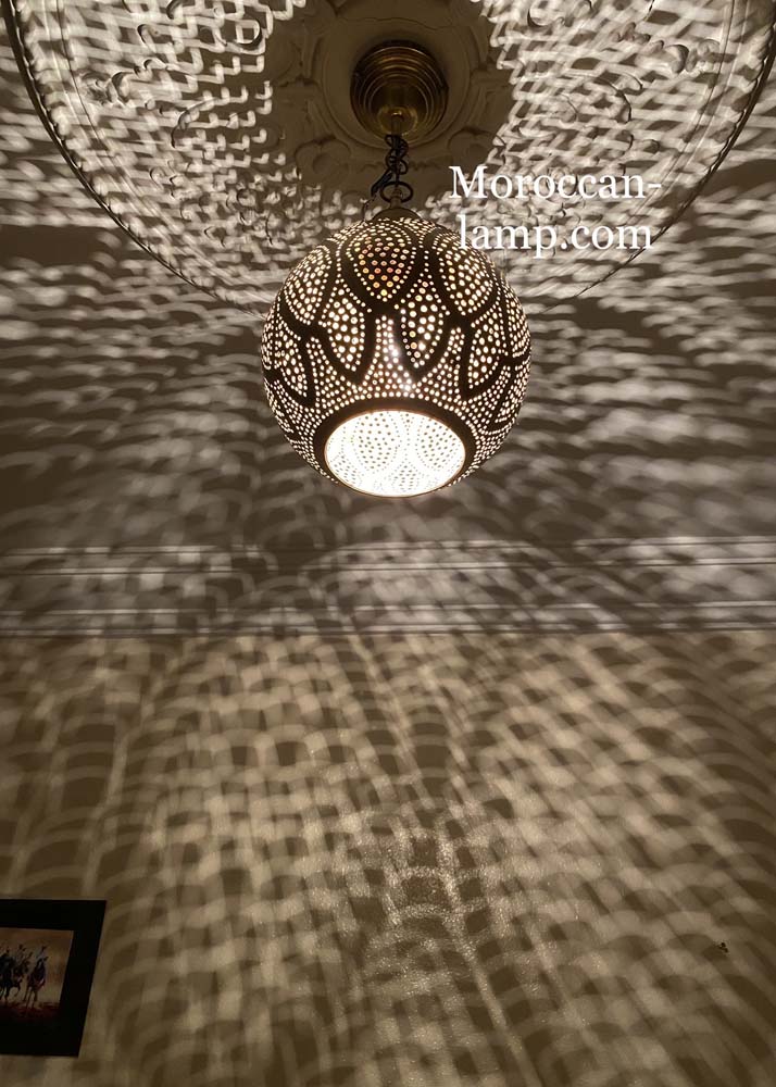 plafond de lampe marocaine